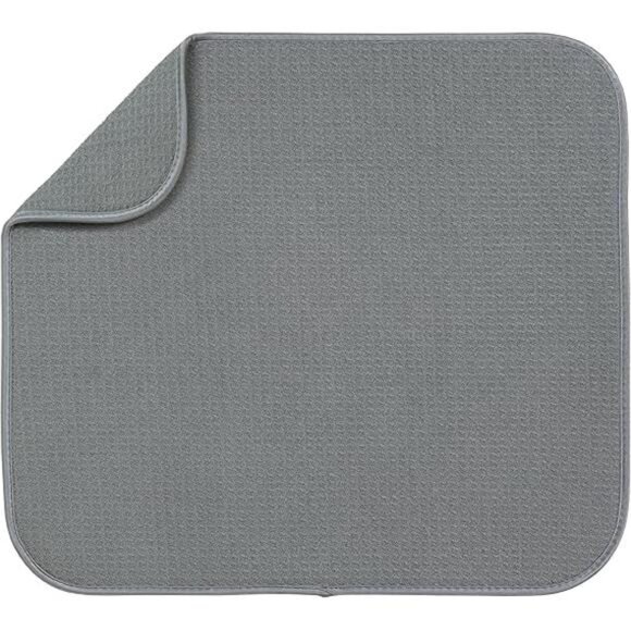 Dish Drying Mat, Highly Absorbent Microfiber Kitchen Counter Mat - Picture 7 of 7